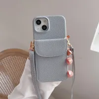 Dusty Blue Leather Cord