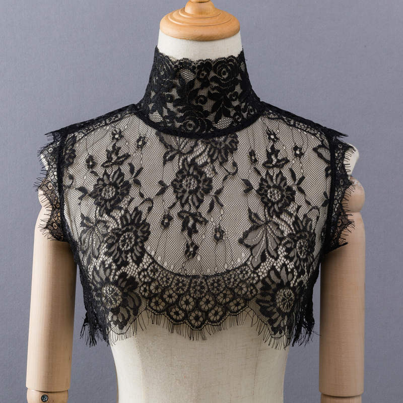 【✨新品✨】UN3D.◎BIG COLLAR FABRIC MIX CT Wholesale Women Fashion Creative Lace High Collar Fake Collar