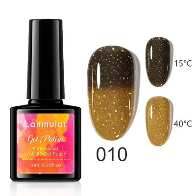 Women Fashion Gradient Glitter Sequins Nail Polish Gel 10ml