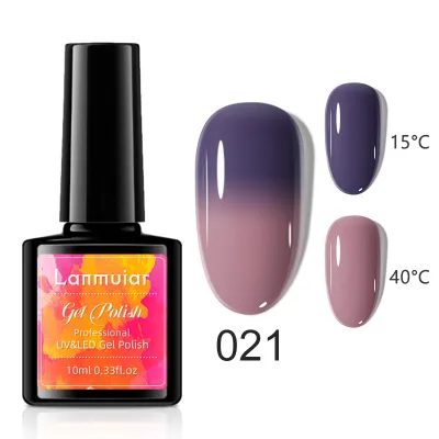 Women Fashion Gradient Glitter Sequins Nail Polish Gel 10ml