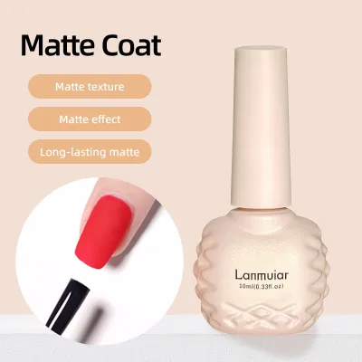 Women Nail Art Matte Seal Anti-Spill Adhesive Resin 10ml