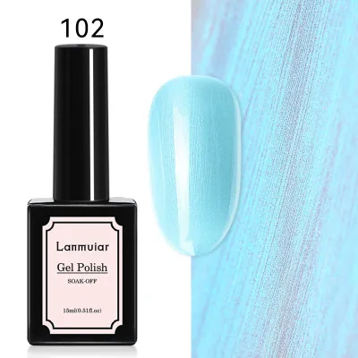 Women Fashion Cat Eye Nail Glue Color Changing Phototherapy Glue Solid Color Nail Art Polish 48 Colors