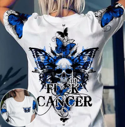 Halloween Women Gothic Skull Butterfly Graphic Printed Crewneck Short Sleeve T-Shirt