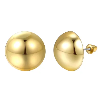 Fashion Simple Ccb Melon Seed Water Drop Women Stud Earrings