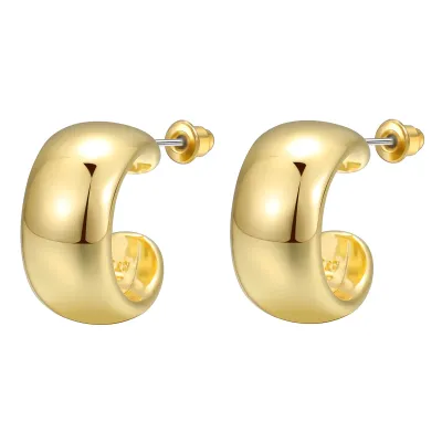 Fashion Simple Ccb Melon Seed Water Drop Women Stud Earrings