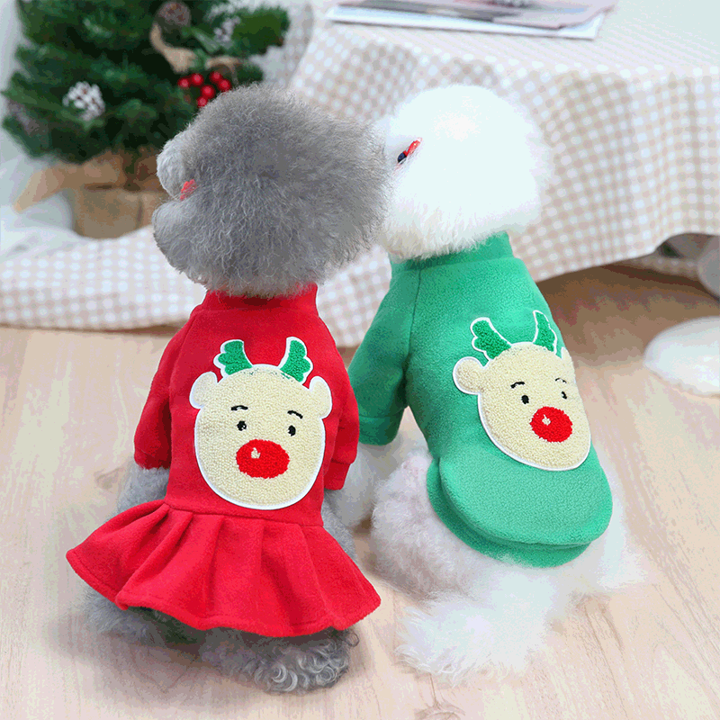 Dog christmas dresses wholesale best sale