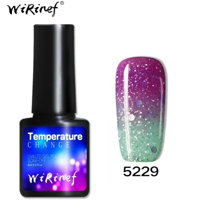 Women's Multicolor Nail Gel Polish for Light Therapy Beauty Nails