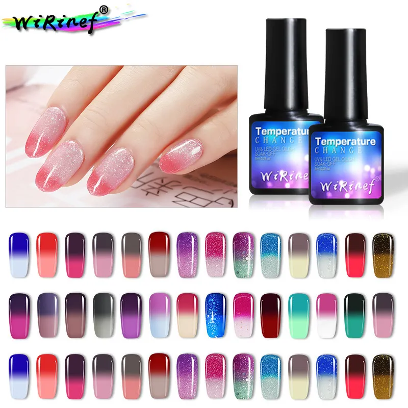 Women's Multicolor Nail Gel Polish for Light Therapy Beauty Nails