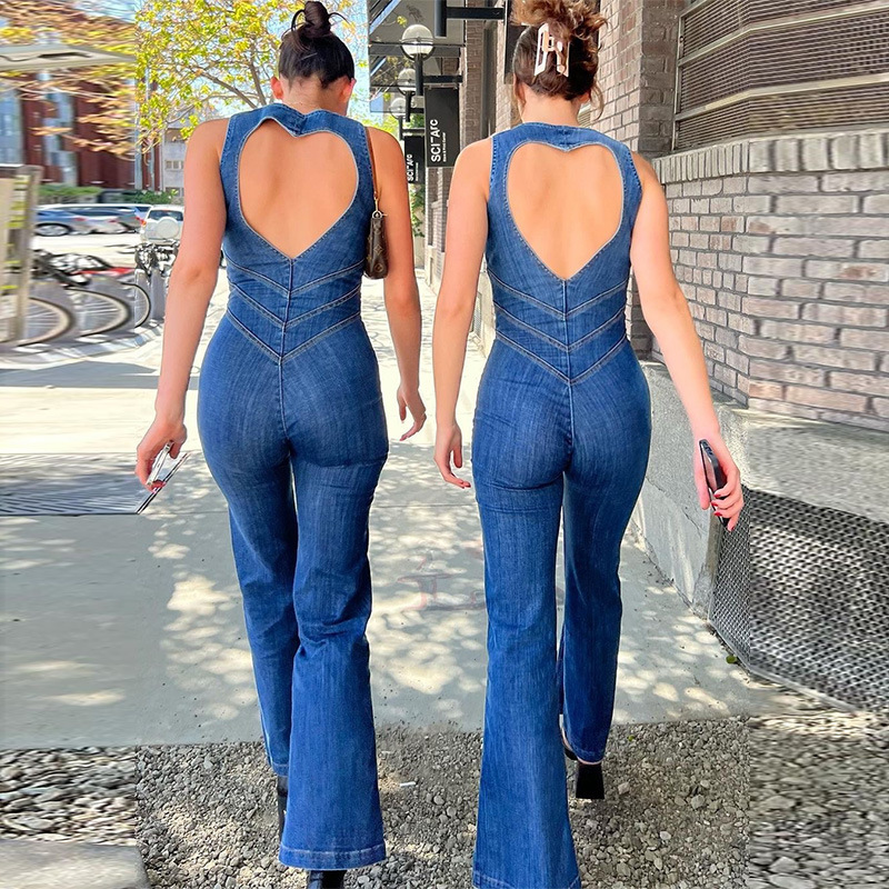 2016 European American Style Vintage Denim Jean Jumpsuit For Ladies For  Women Wholesale Street Fashion Jeans And Pants Rompers From Baicao, $15.25  | DHgate.Com