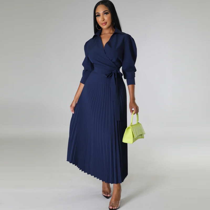 【新品】French Sleeve Polo Long Dress French Sleeve Polo Long Dress