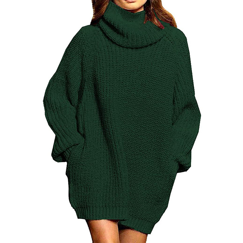 Wholesale Autumn Winter Women Fashion Solid Color Loose