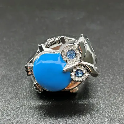Unisex Fashion Creative Casual Owl Quartz Mini Ring Watch