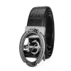 Ancient Silver Buckle Black Belt