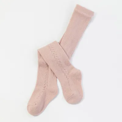 Kids Baby Toddler Girls Fashion Casual Cute Solid Color Knitted Cotton Leggings Pants