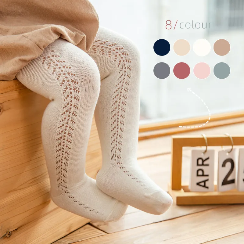 Kids Baby Toddler Girls Fashion Casual Cute Solid Color Knitted Cotton Leggings Pants