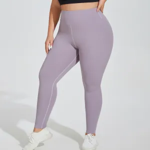 Women Plus Size High Waist Quick-Dry Skinny Sports Pants