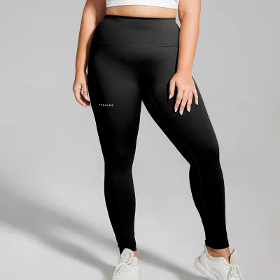 Women Plus Size High Waist Nylon Yoga Pants