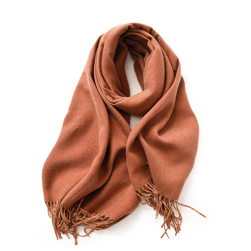 Wholesale Women Fashion Autumn And Winter Double-Sided Solid
