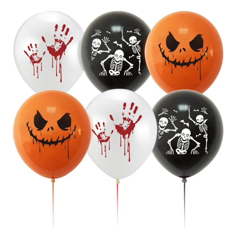 Fashion Halloween Party Decor Skull Ghost Pumpkin Balloon