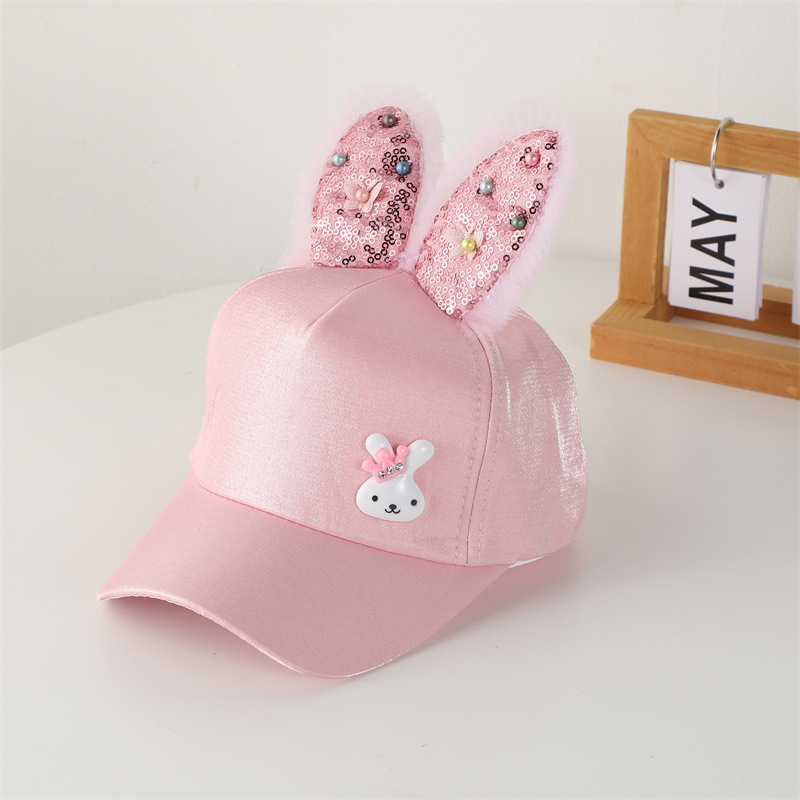 Wholesale Kids Boys Girls Summer Casual Cute Sequin Rabbit