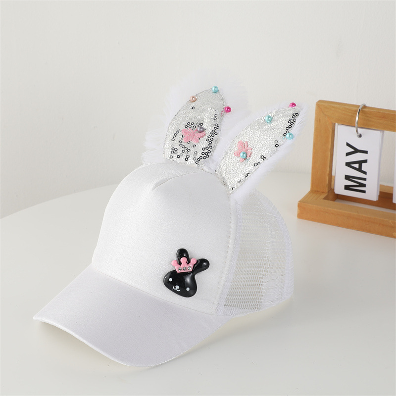Wholesale Kids Boys Girls Summer Casual Cute Sequin Rabbit