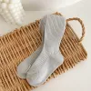 Lt.Grey-Vertical Strip Plate Pantyhose
