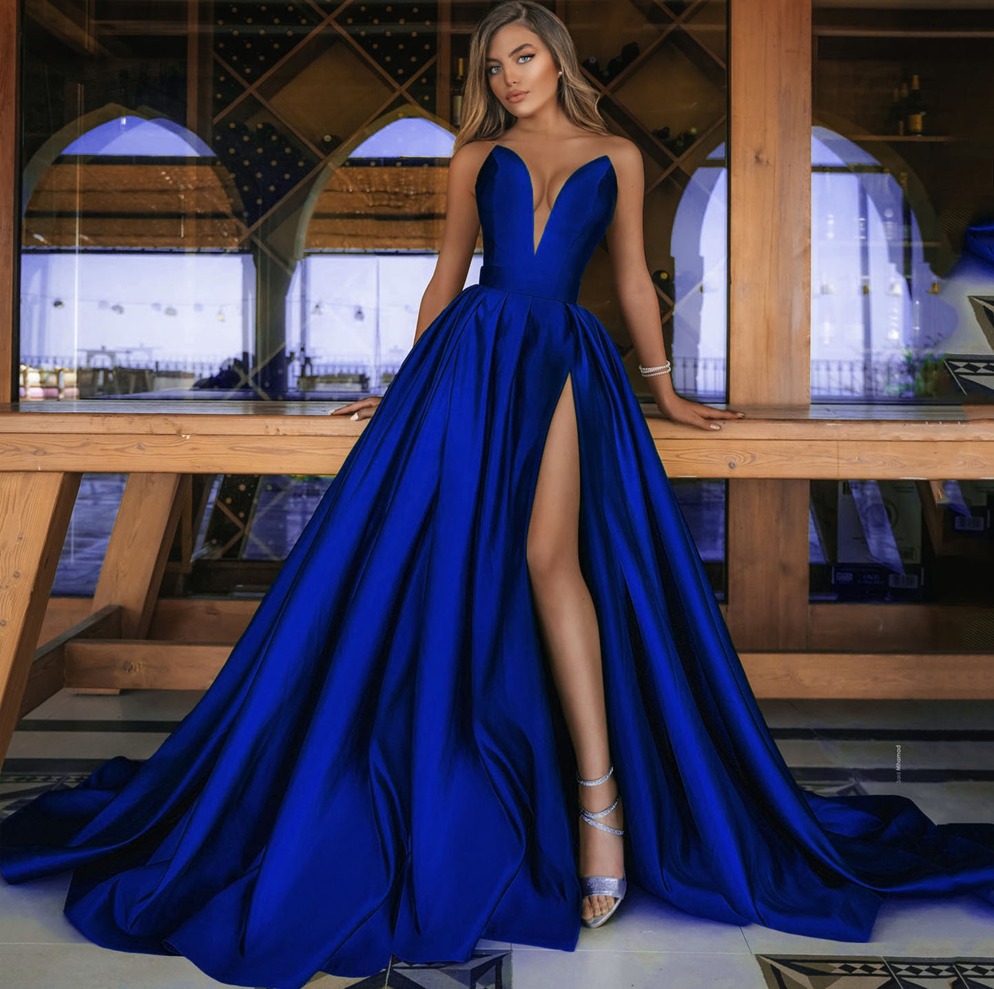 Las mejores ofertas en Vestido Azul para Mujer Elegant Moments Costumes
