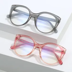 Diamond Transparent Frame Anti Blue Lens Glasses