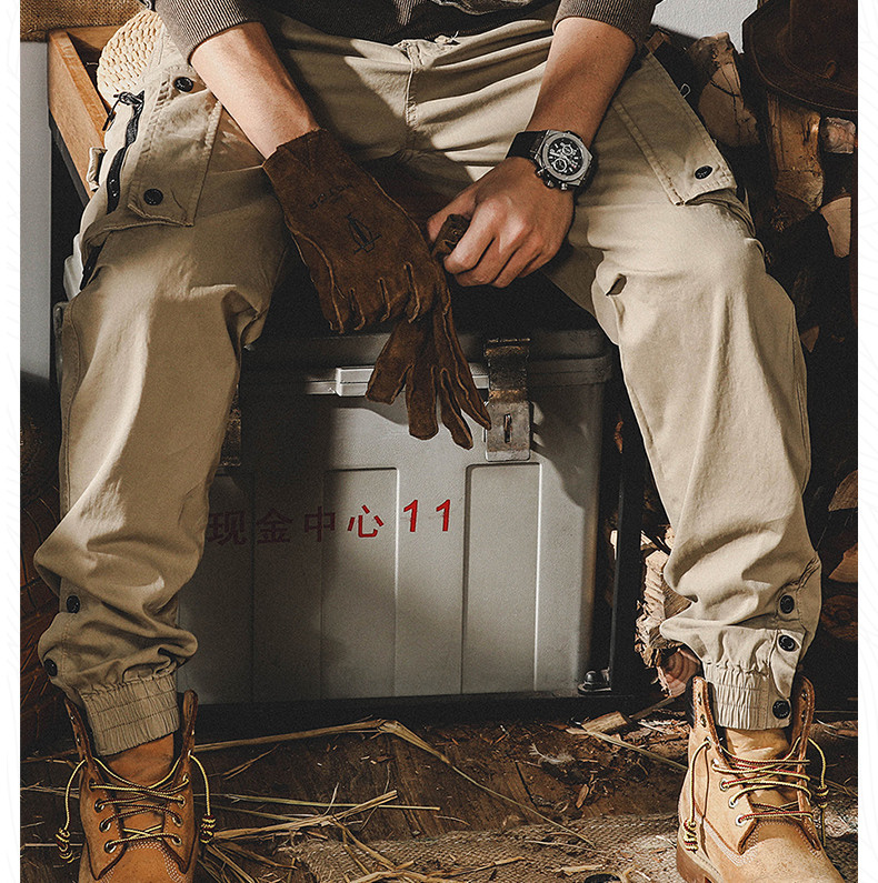 Wholesale Men Fashion Loose Casual Straight Cargo Pants Wholesale Men Fashion Loose Casual Straight Cargo Pants