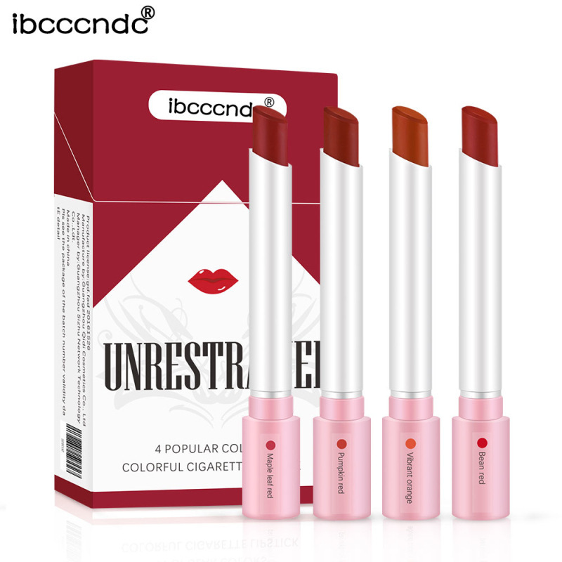 Wholesale Ibcccndc Women Velvet Matte Easy Color Cigarette Lipstick Set
