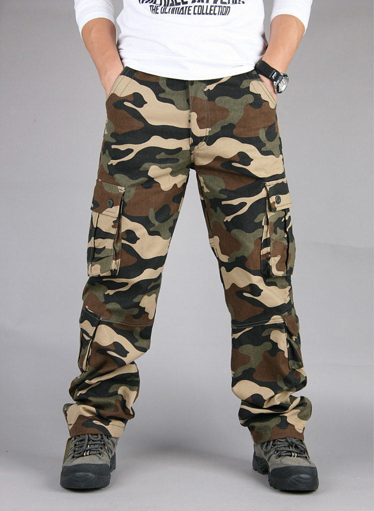 Wholesale Men Fashion Casual Camouflage Print Plus Size