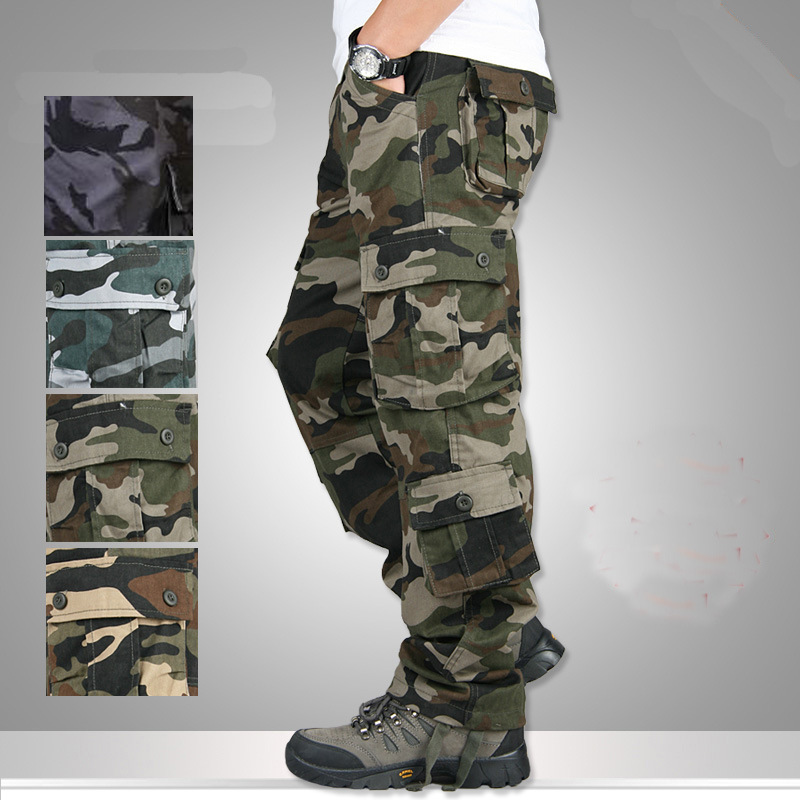 Wholesale Men Fashion Casual Camouflage Print Plus Size