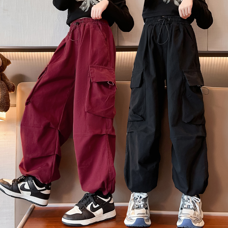 ★ILLIGO★ TUTUCK POCKETS CARGO PANTS 3 COLOR CUT OUT CARGO SLACKS – TOMBOGO