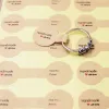 Round Cowhide Handmade Words