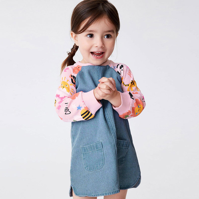 Amazon.com: ZHIZAIHU Sleeveless Denim Dress for Toddler Girls Kids Button  Down Loose Dresses Summer Casual Dress 1~5 Years (Blue, 12-18 Months):  Clothing, Shoes & Jewelry