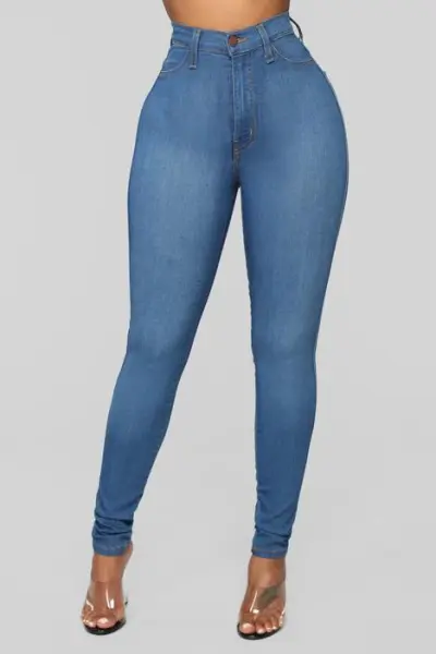 Women Slim Stretch Skinny Jeans in Denim