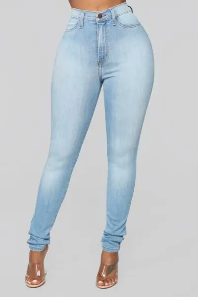 Women Slim Stretch Skinny Jeans in Denim