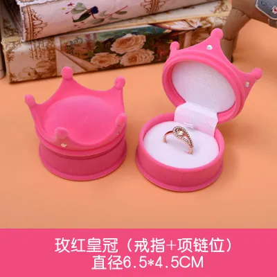 Flannel Crown Jewelry Packaging Box
