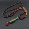 Lotus Cyan Tianzhu Wood Beads