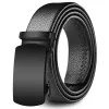 "Aviation Belt" Pure Black Round Head