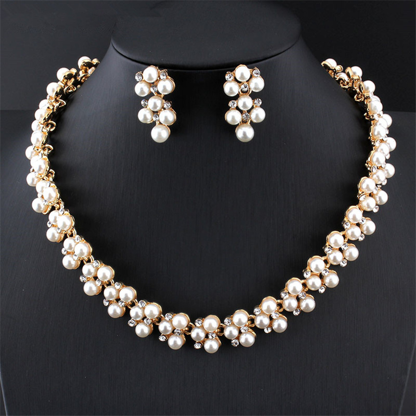 Row Pearl Necklace Set (Q) Modi Pearls, 48% OFF