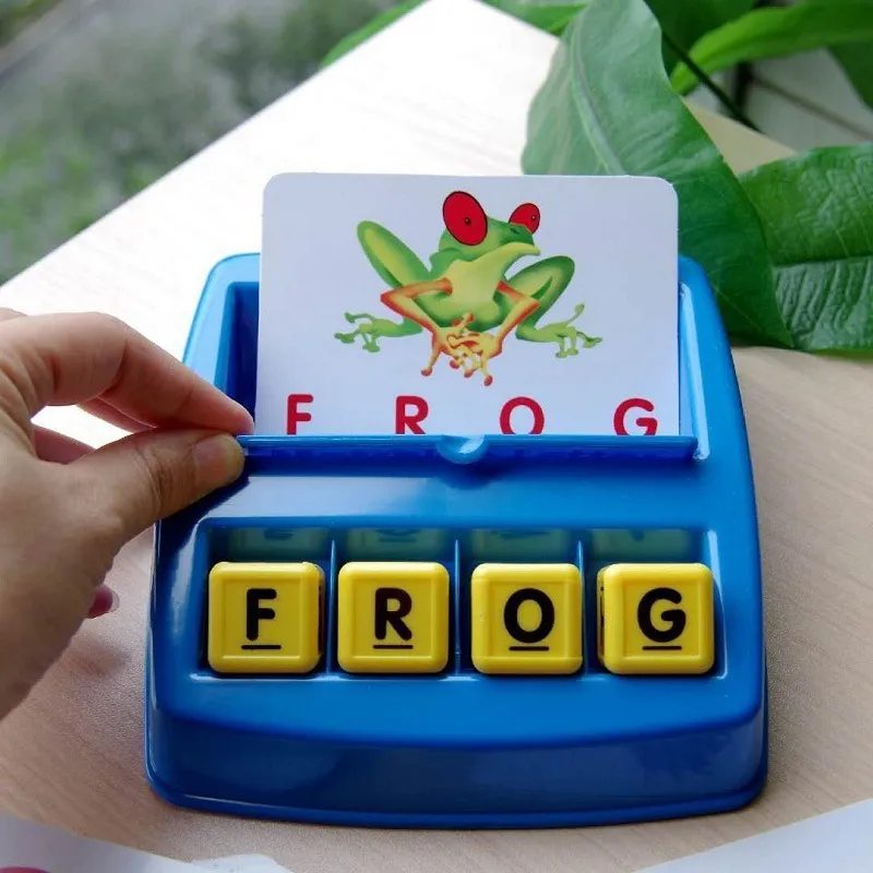 Children Fun English Words Early Education Learning Toys Intellectual Development Paper Reading Class