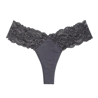 Women Sexy Hollow Lace Panties Mid-Waist