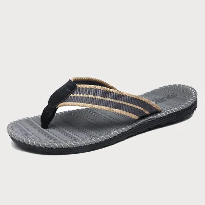 Men Fashion Casual Letter Beach Flip-Flops Slippers