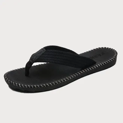 Men Fashion Casual Letter Beach Flip-Flops Slippers