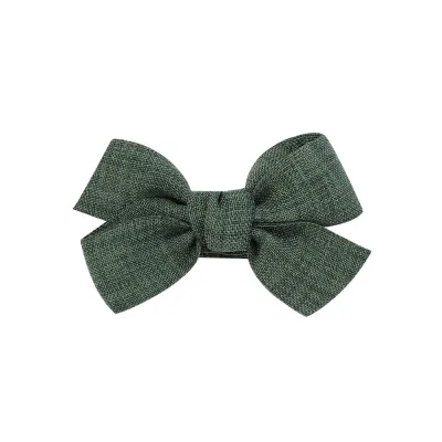 Fashion Kids Girls Cute Solid Color Bow Duckbill Hairpin