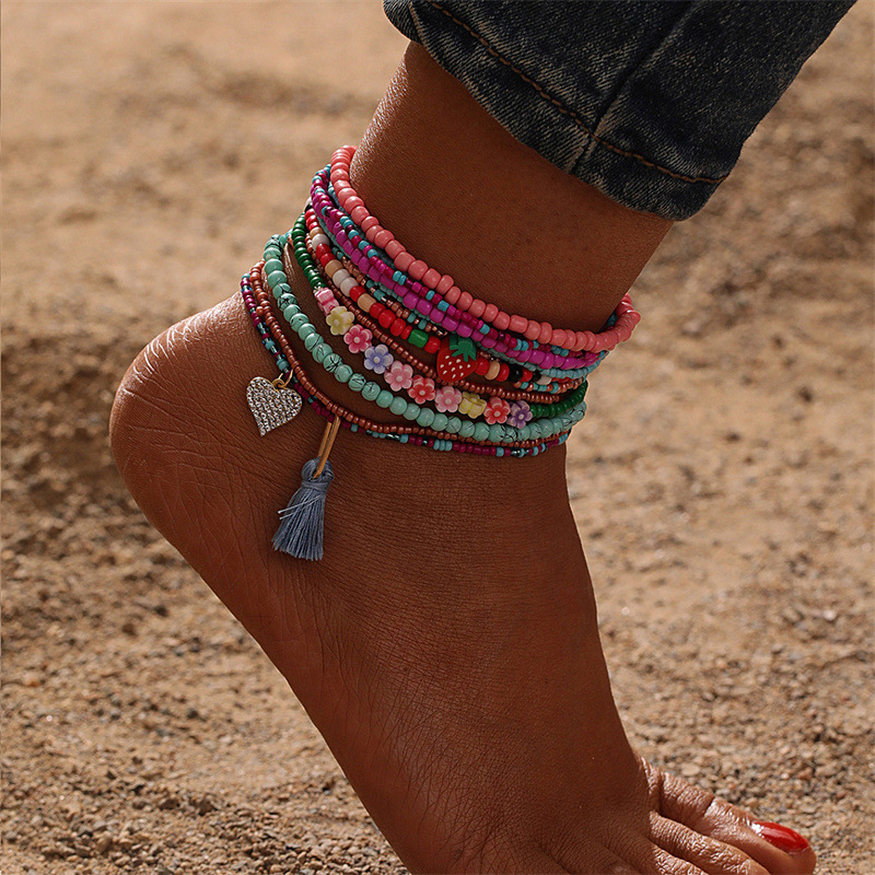 Boho anklets hot sale