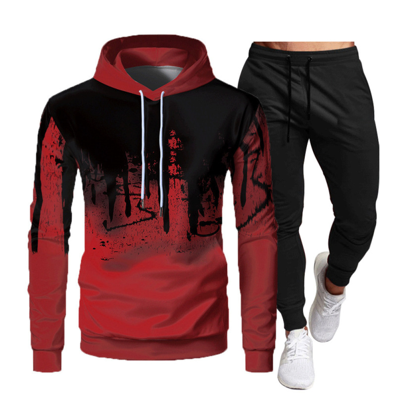 【30%OFF】 Wholesale Men Matching Color Sports Leisure Autumn Spring Clothing