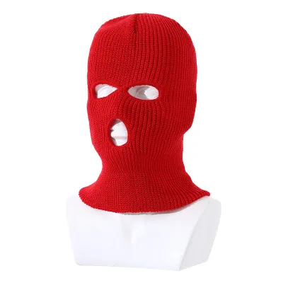 Unisex Outdoor Solid Color Knitted Beanie Acrylic