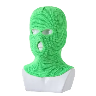 Unisex Outdoor Solid Color Knitted Beanie Acrylic
